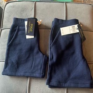 Brand New, Authentic Polo brand, boy (5), navy shorts with red horse logo.